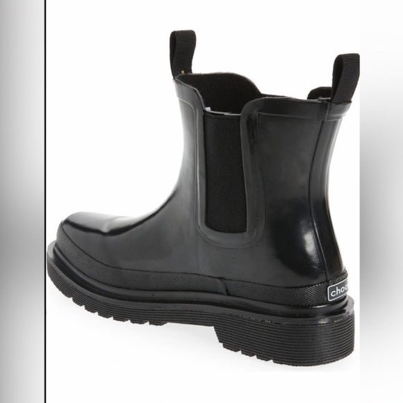 Black Damascus Chelsea Waterproof Boot | CHOOKA - Picture 3 of 7